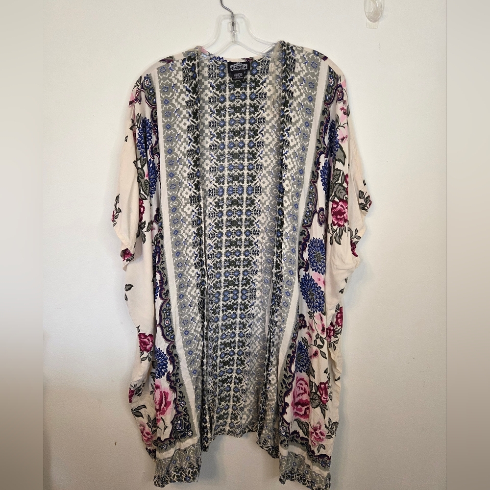 Angie Floral Kimono Cardigan Size OS